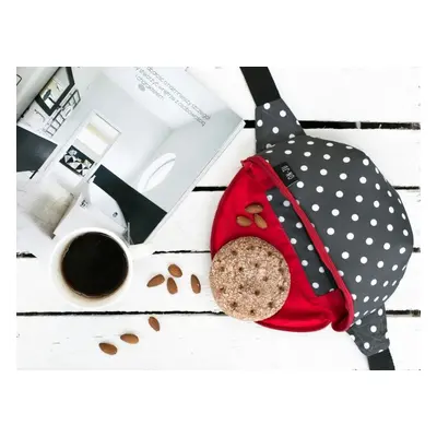 Nerka saszetka damska, białe kropki, Onju