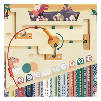 Topbright Jaja dinozaura zabawka magnetyczna dla dzieci – gra logiczna z rysikiem 36 mies.+