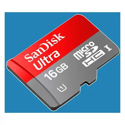 Karta pamięci micro SDHC 16GB SANDISK Ultra klasa 10