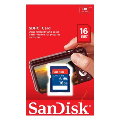 Karta pamięci SDHC 16GB  SANDISK klasa 4