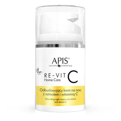 Odbudowujący krem na noc z retinolem i witaminą C Apis Professional RE-VIT C Home Care 50 ml