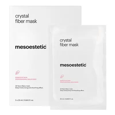 Mesoestetic Post Peel Crystal Fiber Mask - żelowa maska w płacie (5 x 25 ml)