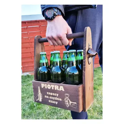 Nosidło na Piwo z Grawerem i Otwieraczem - smieszny prezent dla faceta chłopaka
