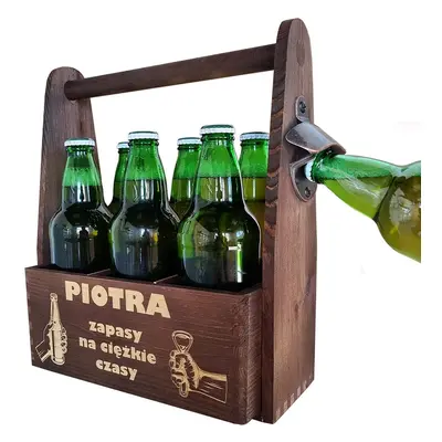 Nosidło na Piwo z Grawerem i Otwieraczem - smieszny prezent na urodziny dla faceta chłopaka