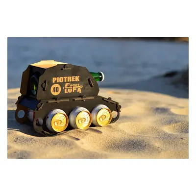 Stojak Czołg na Piwo z Grawerem - smieszny prezent dla faceta chłopaka