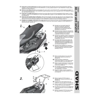 STELAŻ SHAD KSHS0GS66ST SUZUKI GSR-600 - 05/11