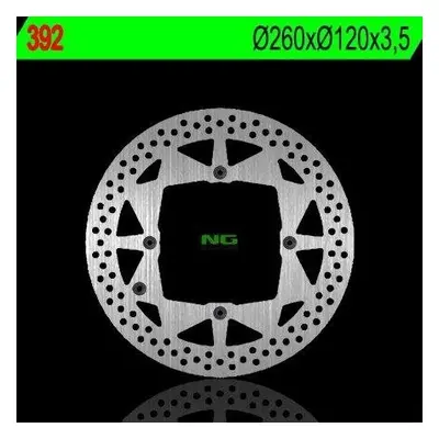 NG392 TARCZA HAMULCOWA BETA RR '05-'11 , HUSQVARNA TE/TC/WR/CR (260X120X3,5) (4X6,5MM)