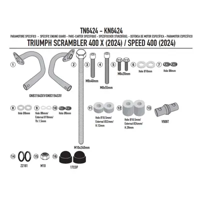 GIVI OSŁONA SILNIKA GMOLE TRIUMPH Scrambler 400