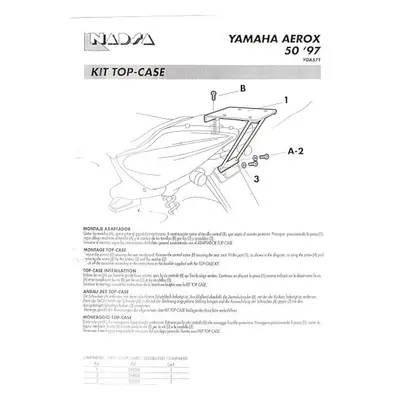 SHAD Y0A57T STELAŻ KUFRA TYŁ DO YAMAHA AEROX 50 i 100