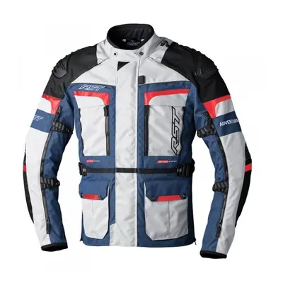 RST KURTKA TEKSTYLNA ADVENTURE-X SILVER/DA BLU/RED