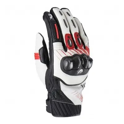 FURYGAN RĘKAWICE MOTOCYKLOWE RG19 WHITE-BLACK-RED