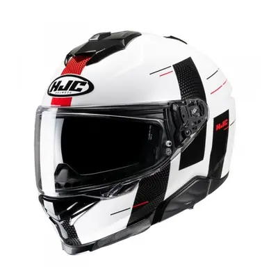 HJC KASK INTEGRALNY I71 PEKA WHITE/BLACK/RED