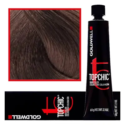 Goldwell Topchic - profesjonalna farba do włosów, 60ml 6-NN Ekstra Mocny Ciemny Naturalny Blond