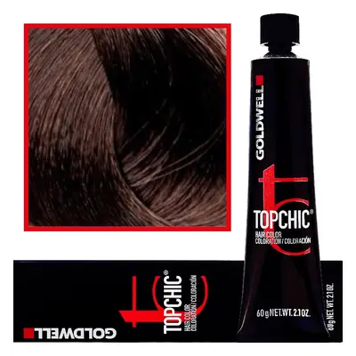 Goldwell Topchic - profesjonalna farba do włosów, 60ml 6-RB Ciemny Czerwono-Brązowy Blond