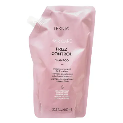 Lakme Teknia Frizz Control Shampoo Refill - wygładzający szampon do włosów puszących się, 600ml