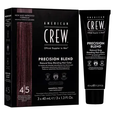 American Crew Precision Blend - odsiwiacz dla mężczyzn 3x40ml Medium Natural - średni naturalny