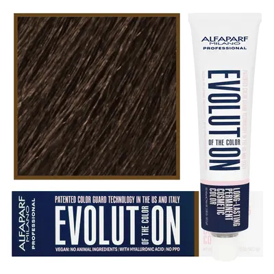 Alfaparf Evolution - wegańska farba do koloryzacji włosów, 60ml 6,7 | Ciemny Matowy Blond