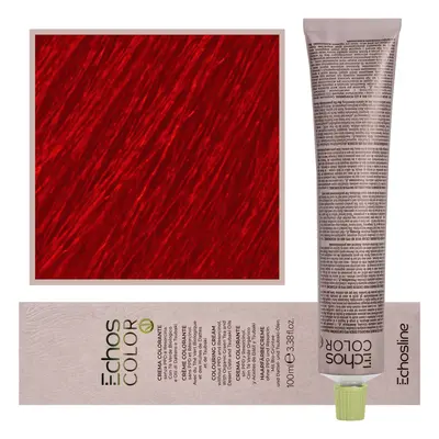 Echosline Echos Color Colouring Cream - wegańska farba do włosów, 100ml ROSSO | Czerwony