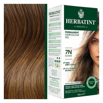 Herbatint trwała farba do włosów z ekstraktami ziołowymi 150ml 7N Blond