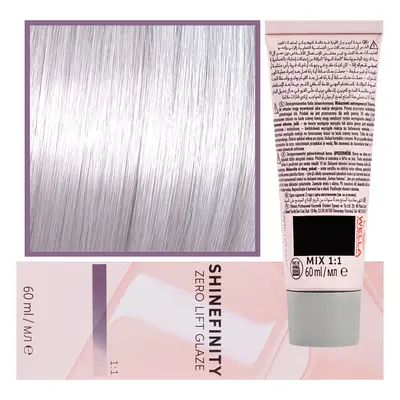 Wella Shinefinity Zero Lift Glaze - profesjonalna farba do włosów, 60ml 08/98 | Jasny Srebrny Pe