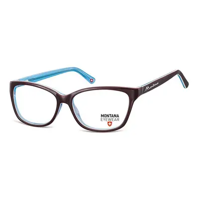 Damskie okulary oprawki brazowe cat eye Montana MA80D