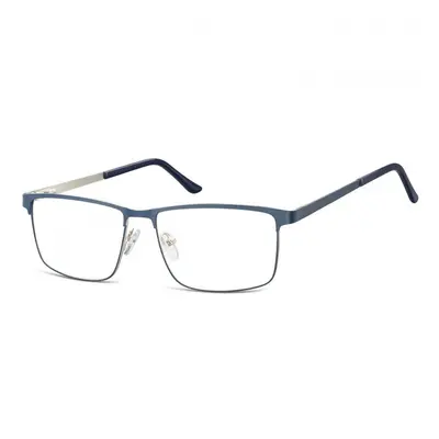 Okulary zerówki korekcyjne Nerd Prostokątne Flex 910C granatowe