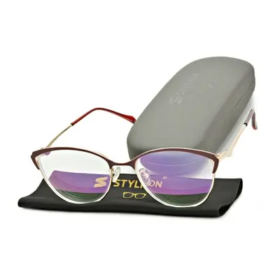 Plusy +2.50 damskie okulary do czytania korekcyjne z antyrefleksem ST317AR