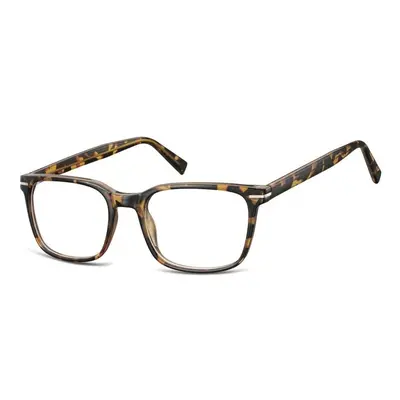 Okulary oprawki korekcyjne Nerdy zerówki Sunoptic CP119E brown/red