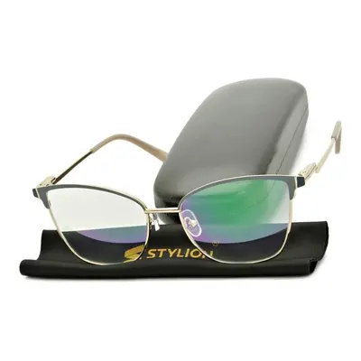 Plusy +4.50 damskie okulary do czytania korekcyjne z antyrefleksem ST325AR