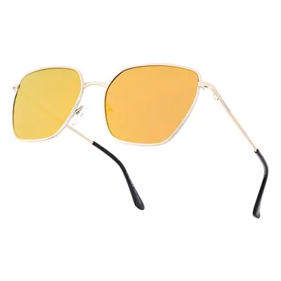 Pomarańczowe lustrzane okulary przeciwsłoneczne HM-1585B na teleskopach