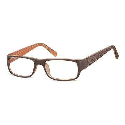 Okulary oprawki zerowki korekcyjne Sunoptic CP158C brazowe