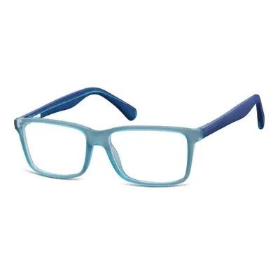 Okulary oprawki korekcyjne Nerdy zerówki Flex Sunoptic CP162D niebieskie