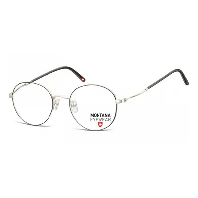 Lenonki okulary Oprawki optyczne MM598 czarno-srebrne