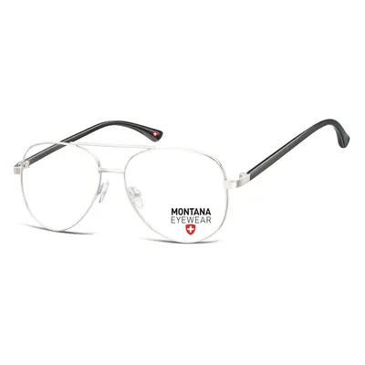 Okulary korekcyjne oprawki optyczne zerówki Montana MM599A srebrne