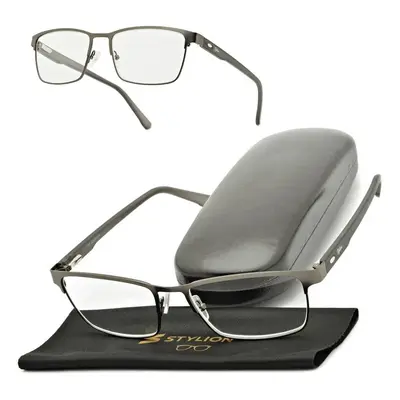Plusy +2.25 Męskie okulary do czytania korekcyjne ST330