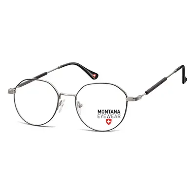 Okulary korekcyjne oprawki optyczne zerówki Montana MM593F grafitowe
