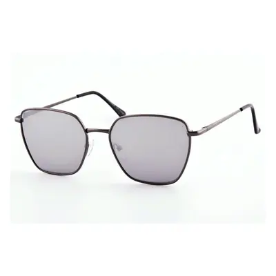 Klasyczne okulary przeciwsłoneczne metalowe srebrne lustra hm-1585 z fleksami