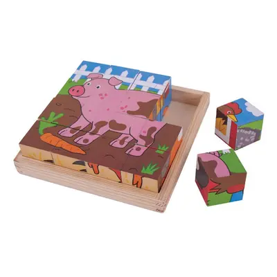 Kwadratowe Puzzle Farma