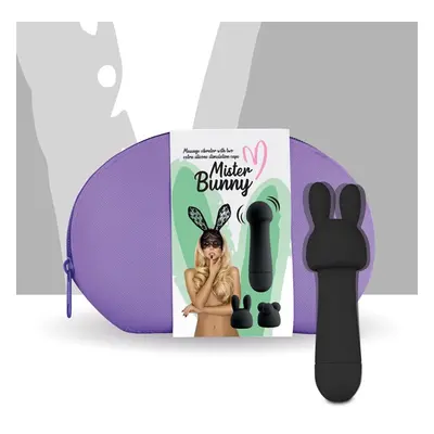 Stymulator łechtaczki - FeelzToys Mister Bunny Czarny