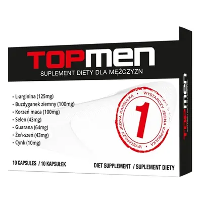 Tabletki bardzo mocne na erekcję TOPMEN  10 kapsułek