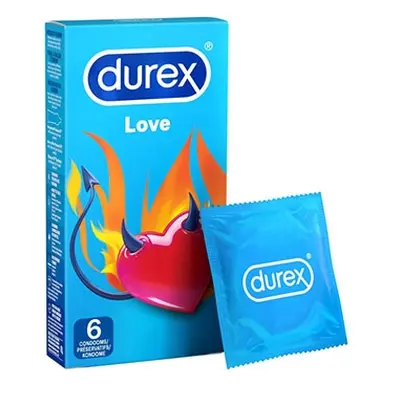 Prezerwatywy standardowe 52 mm - Durex Love 6 szt