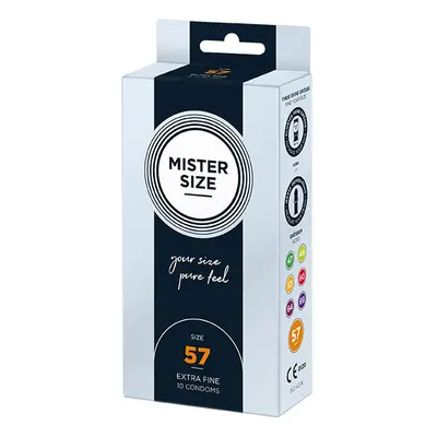 Prezerwatywy dopasowane na miarę - Mister Size 57 mm 10szt