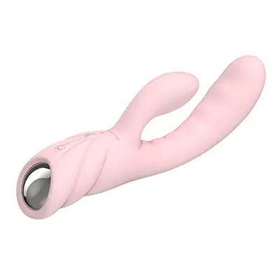 Wibrator króliczek z masażerem - Nalone Pure Rabbit Vibrator Różowy Jasny