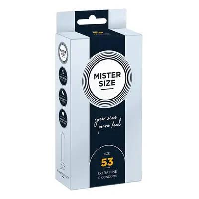 Prezerwatywy dopasowane na miarę - Mister Size 53 mm 10szt