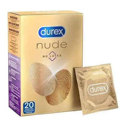 Prezerwatywy bez lateksu - Durex Condoms Nude No Latex 20 szt