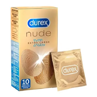 Prezerwatywy bez lateksu - Durex Condoms Nude No Latex XL 10 szt