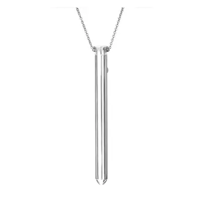 Masażer łechtaczki naszyjnik - Crave Vesper Vibrator Necklace srebrny