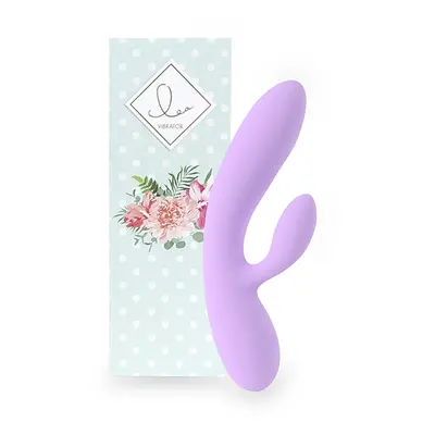 Wibrator ze stymulatorem - FeelzToys Lea Vibrator  Lila