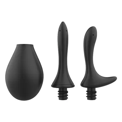 Gruszka analna lewatywa plus 2 końcówki - Nexus Douche Set Anal Douche 260 ml with Two Sillicone