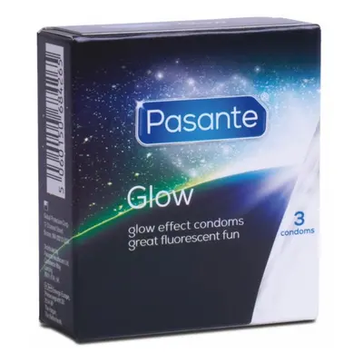 Pasante Glow (1op./3szt.) - prezerwatywy świecące w ciemności